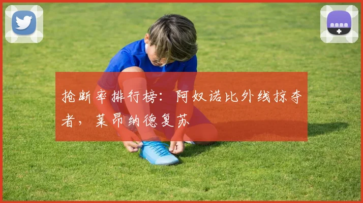 抢断率排行榜:阿奴诺比外线掠夺者,莱昂纳德复苏